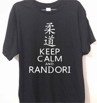 T-shirt Keep Calm And Randori Judo