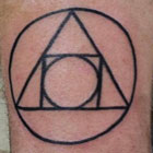 alchemie tatoeage symbool